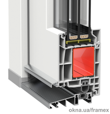 Дверна ПВХ система Framex 80